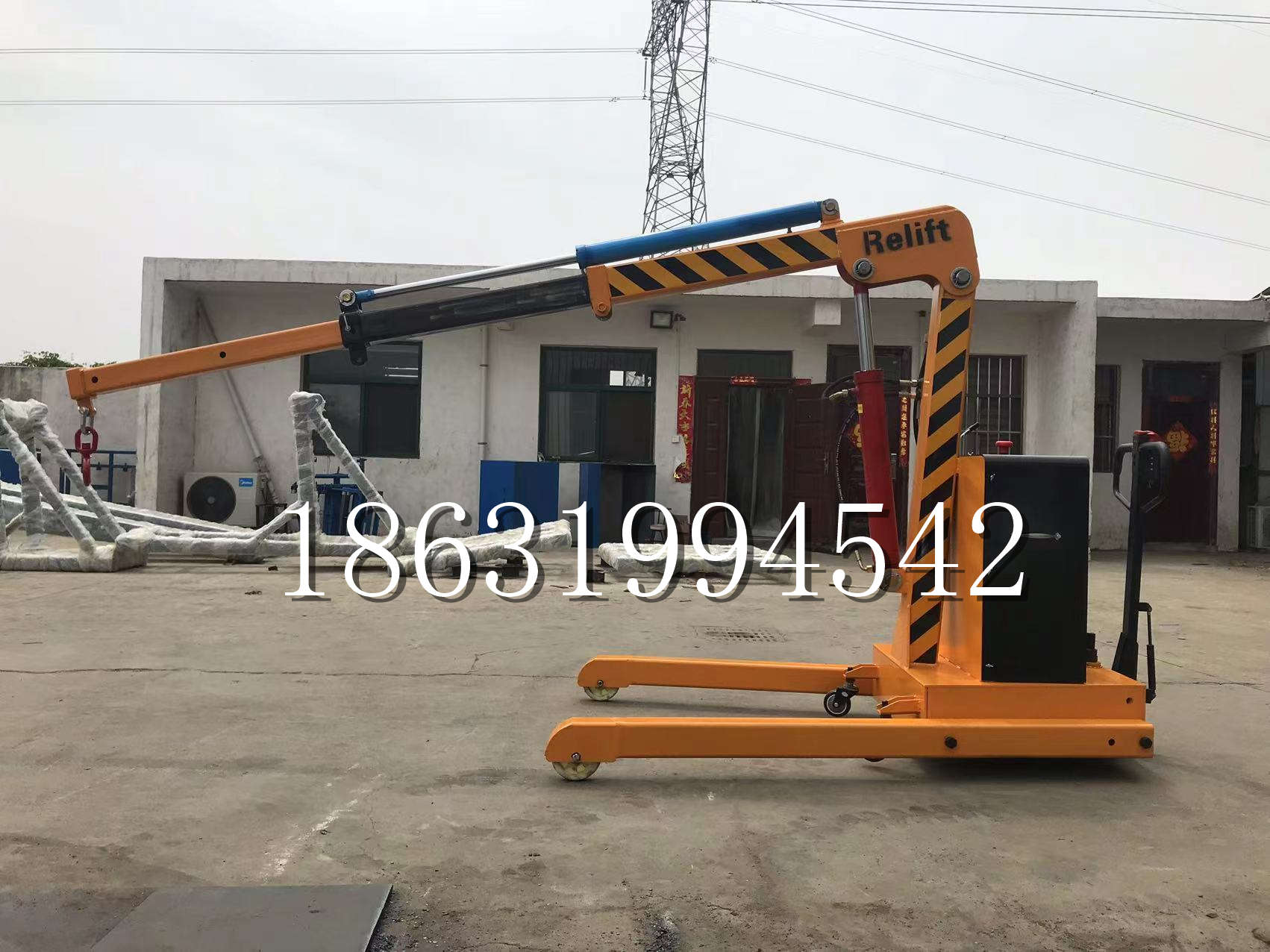 塔城市久征定做3吨三轮随车吊 农用园林绿化移树吊 平板工程用小吊机