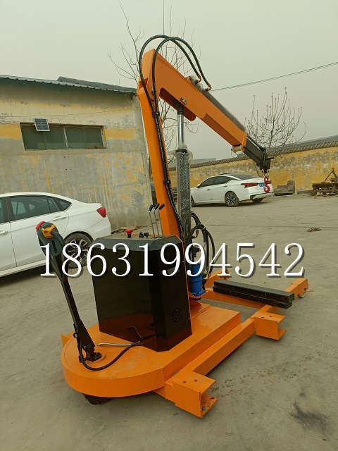 塔城市自卸车厢随车吊 自制轮式四不像起重机 四驱平板吊 5吨 贵盛